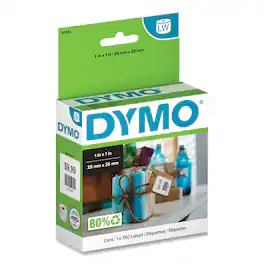 DYMO - 30332 LabelWriter 1 in. x 1 in. Multipurpose Labels - (1-Roll) - White