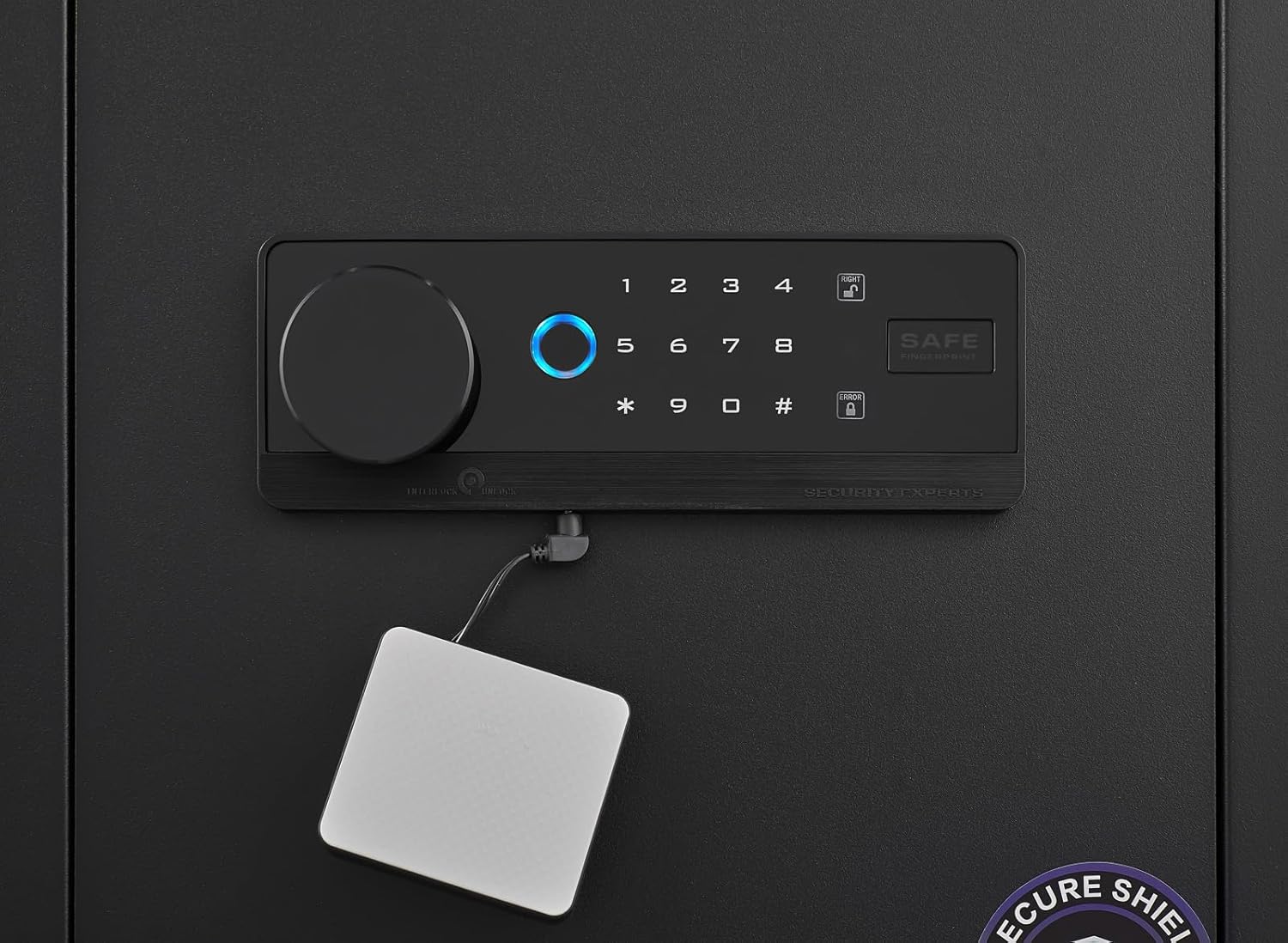 The text on the image appears to be a mix of numbers and letters, possibly a code or a password. Here is the corrected and grouped version:

- Numbers: 1 1234 2 3 4 5678 5 6 7 8
- Text: SAFE
- Letters: NTINORRI 9 # RRGA INIEREMC EIMENNTS
- Additional text: SECURITY EXPERTS ECURE SHIEL

This seems to be a combination of a numeric code and some scrambled text.