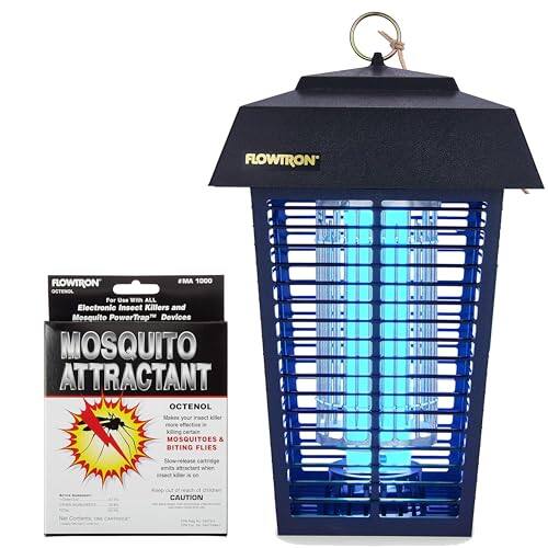 FLOWTRON FLOWTRON #MA 1000 OCTENOL For Use With ALL Electronic Insect Killers and Mosquito PowerTrap Devices MOSQUITO ATTRACTANT OCTENOL Makes your insect killer more effective at killing MOSQUITOES & BITING FLIES Slow-release cartridge emits attractant when on CAUTION