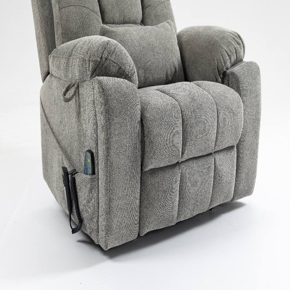 Alt View 6. Ropilly - Ropilly 180 degree lay flat lift chair, electric lift chair for elderly with dual motors - White.