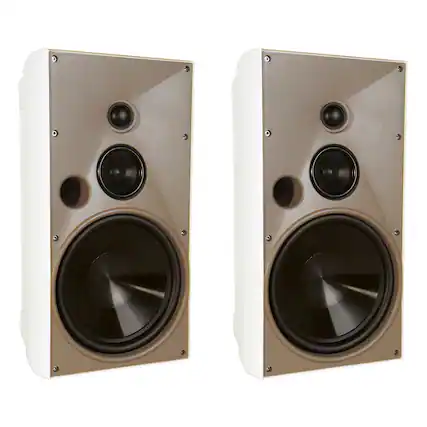 Front. Proficient Audio - Proficient Audio Aw830wht Aw830 175-watt 8-in. Outdoor 3-way Speaker Set (white) - white.