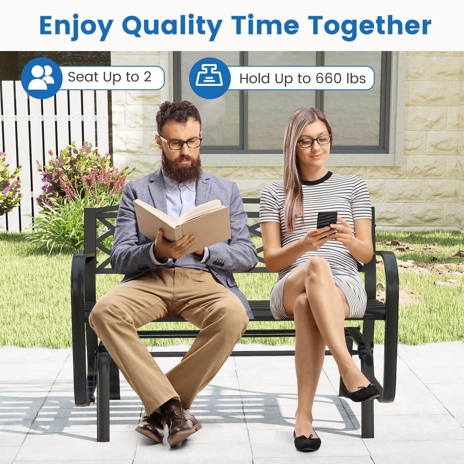 Enjoy Quality Time Together
Seat Up to 2
Hold Up to 660 lbs
