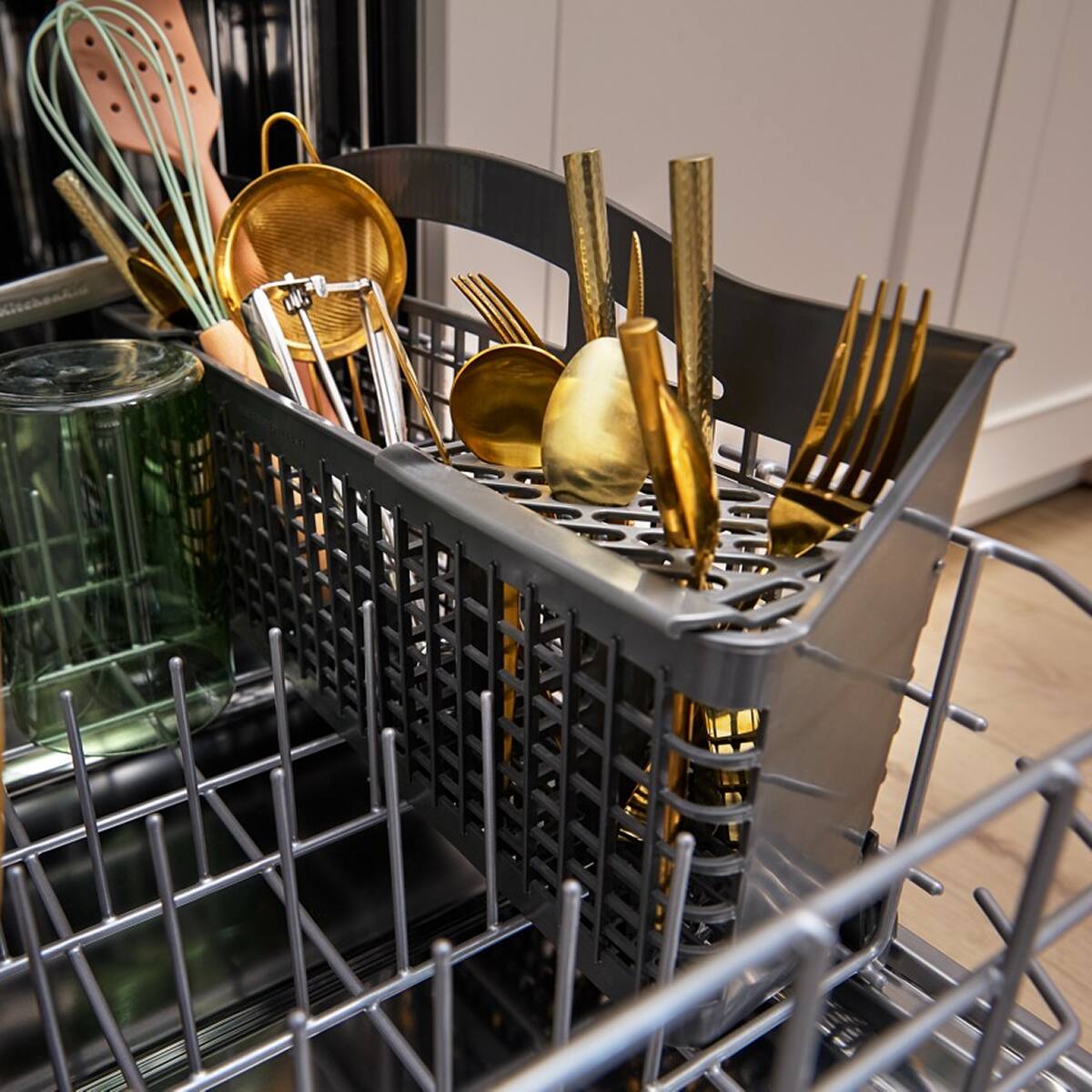 Alt View 11. KitchenAid - 24" Front Control Built-In Stainless Steel Tub Dishwasher with Third Level Jet Rack and 41 dBA - Juniper.