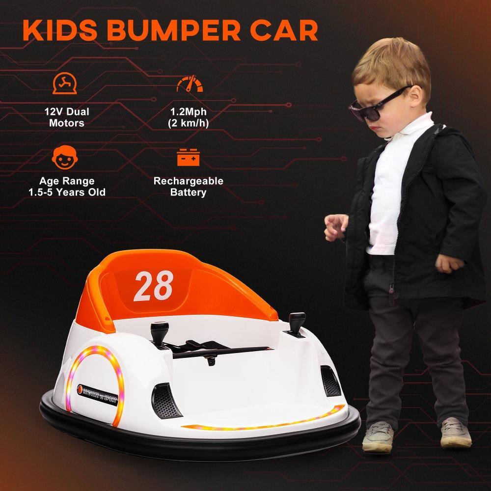 KIDS BUMPER CAR

- 12V Dual Motors
- 1.2Mph (2 km/h)
- Age Range: 1.5-5 Years Old
- Rechargeable Battery

28