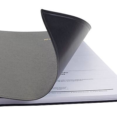 Alt View 5. AT-A-GLANCE - 2026 8.25" x 11" Weekly Appointment Book, Faux Leather Cover, Black - Black.