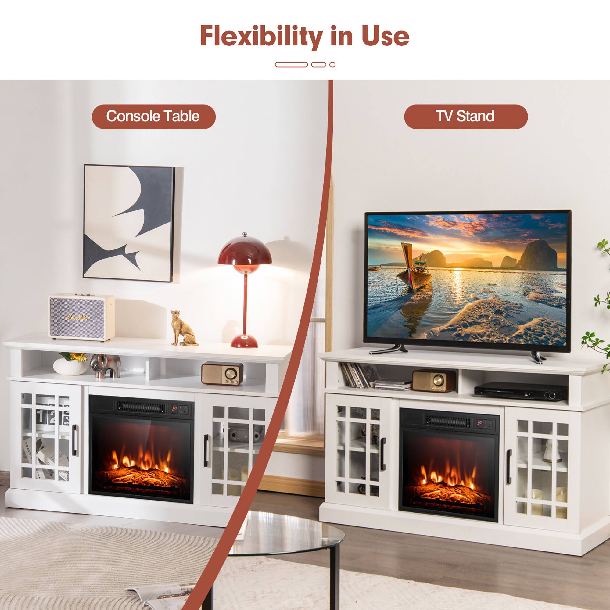 Flexibility in Use
Console Table
TV Stand