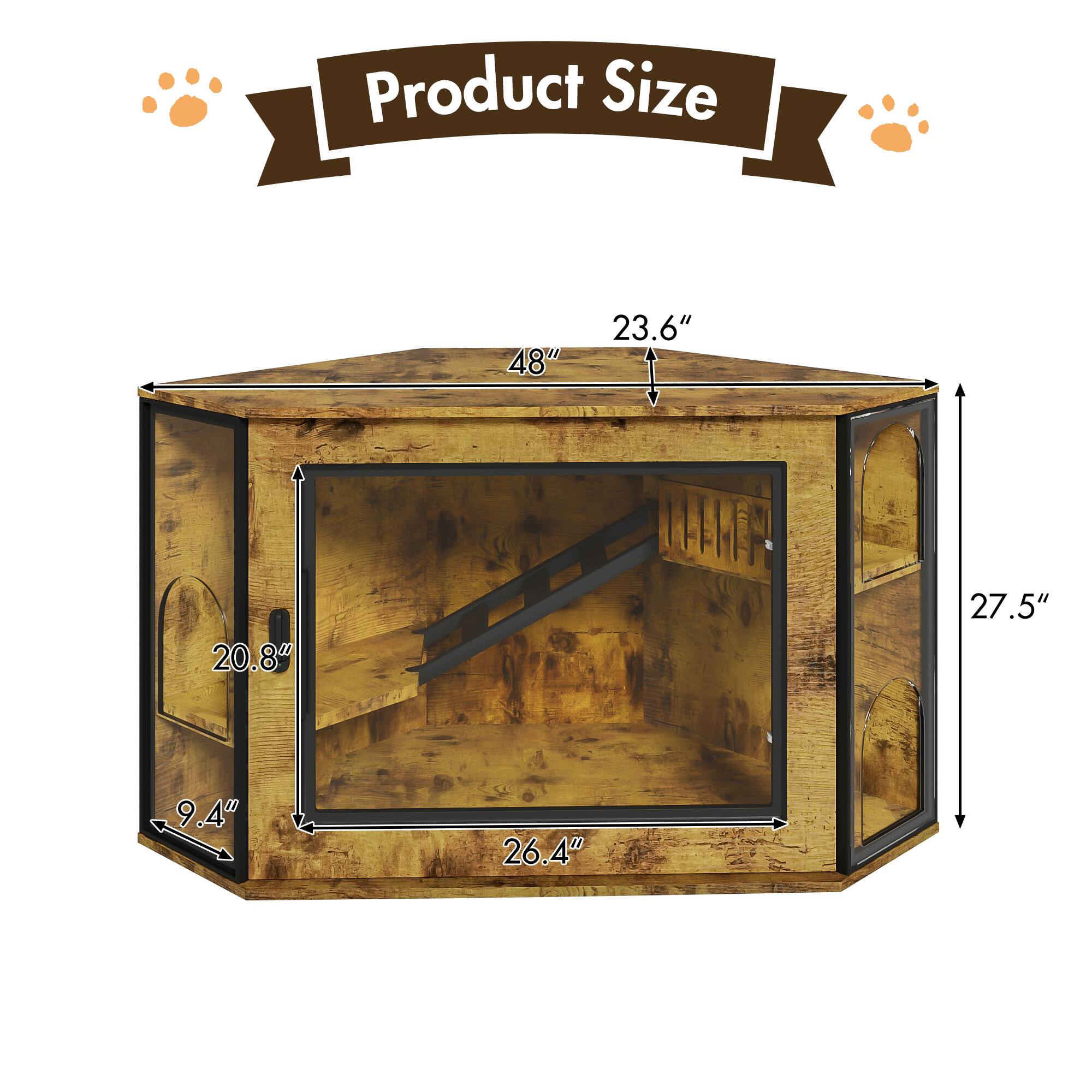 Product Size: 48" x 23.6" x 20.8" x 27.5" x 9.4" x 9" x 26.4"