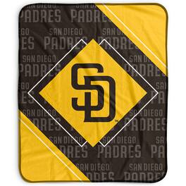 Pegasus - San Diego Padres 50" x 60" Diamond Logo Fleece Blanket - Multicolor