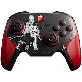 BigBig Won - BLITZ 2 Bluetooth Wireless Controller with TMR Joystick for Switch, PC, Android and iOS - Dynasty Warriors - Black/Red