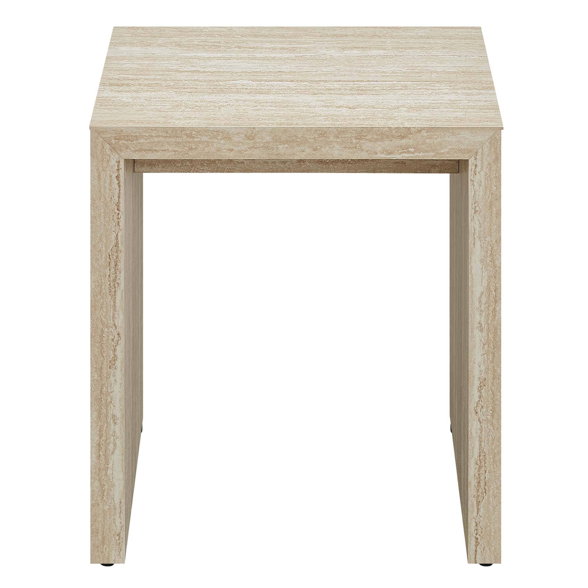 Alt View 6. Modway - Mirella Faux Travertine Side Table by Modway - Travertine.