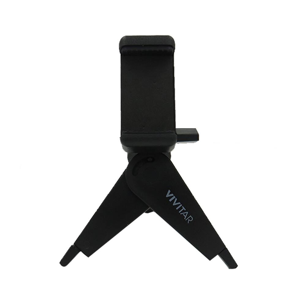 Front. Vivitar - Vivitar compact Selfie Video Tripod - Black.