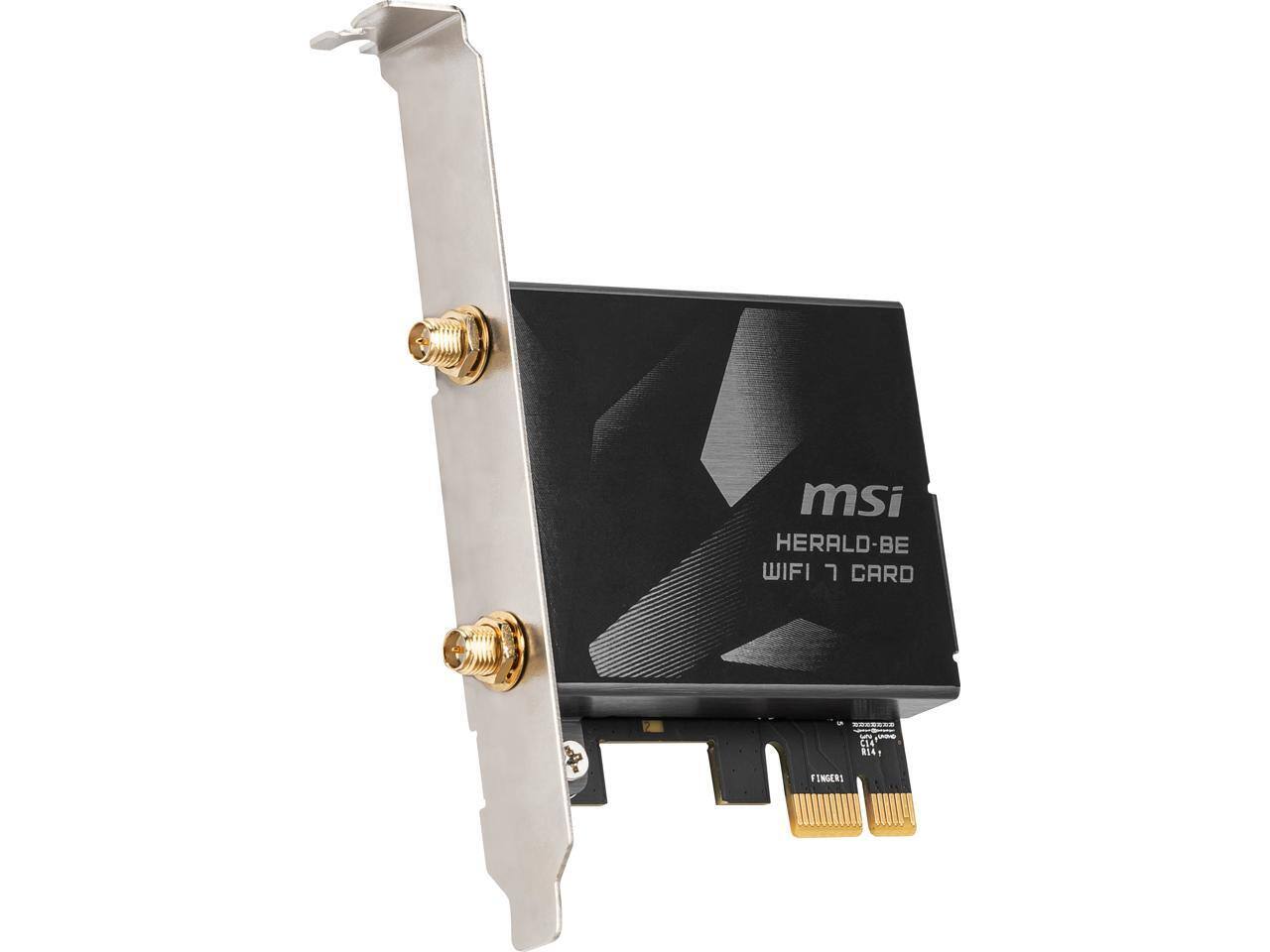 MSI HERALD BE WIFI 7 MAX, NCM865 Tri Band Wi Fi 7 & Bluetooth 5.4