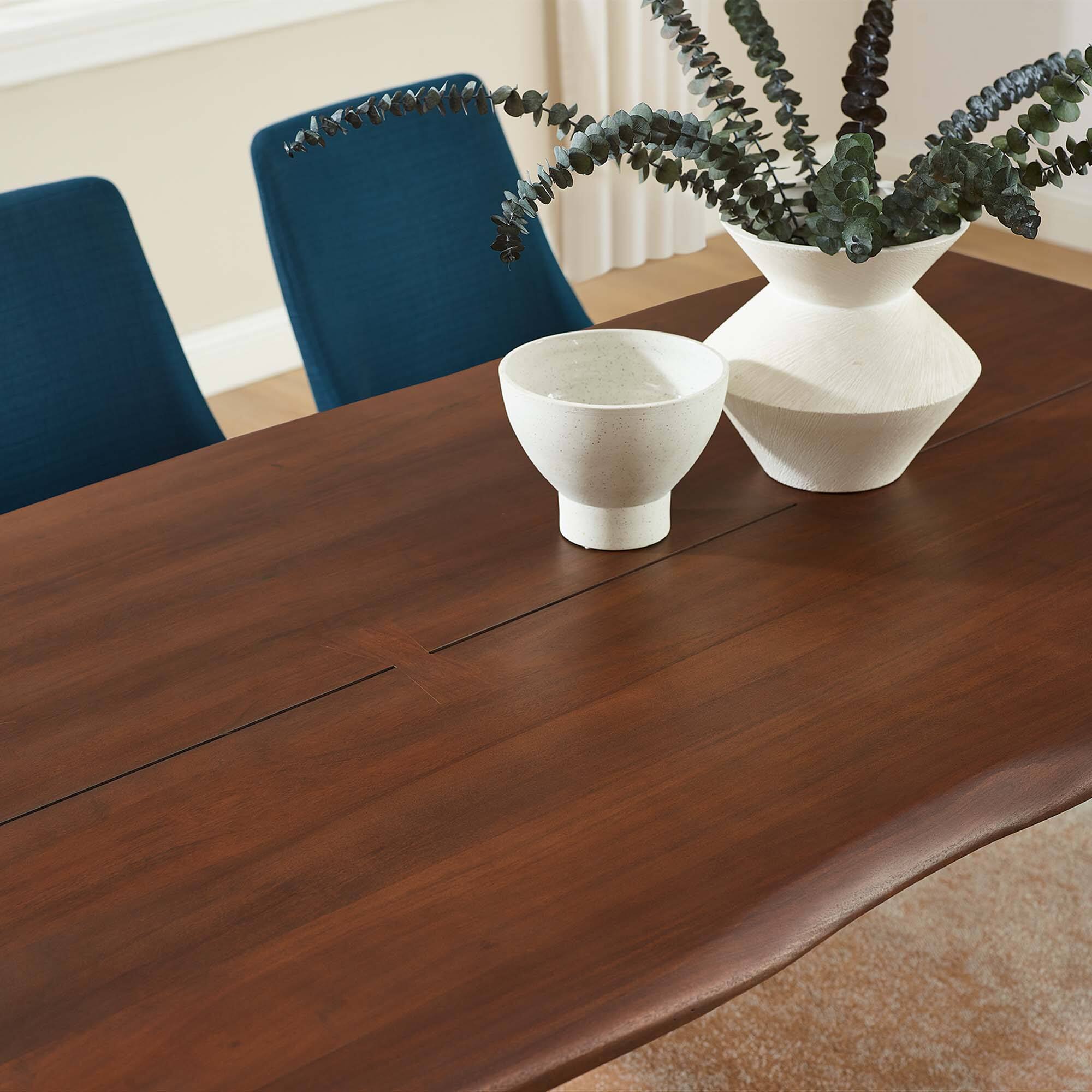 Alt View 6. Modway - Ardor 74" Live Edge Acacia Wood Acacia Wood Dining Table - Brown.