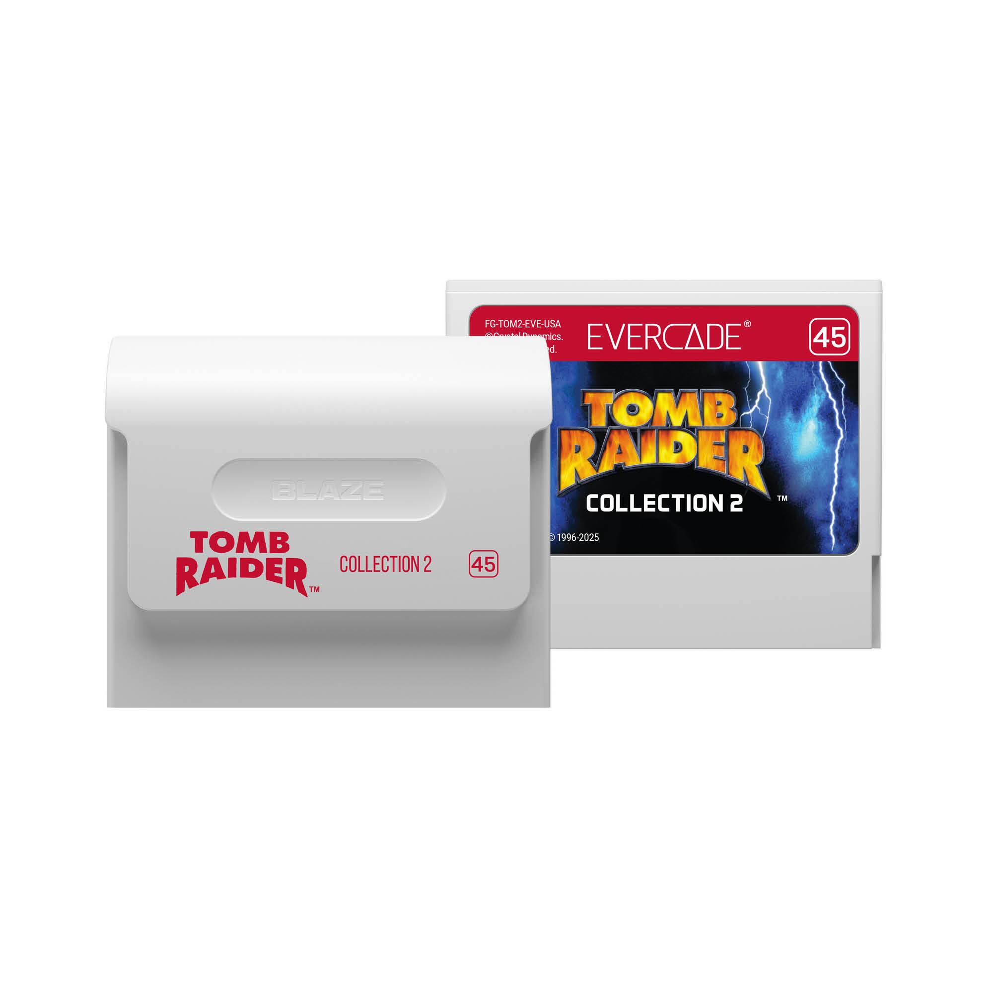 G FG-TOM2-EVE-USA TOM2 - EVERCADE memnics d 45 BLAZE TOMB RAIDER COLLECTION 2 RAIDER M TOMB RAIDER TM COLLECTION 2 - 1996-2025 45