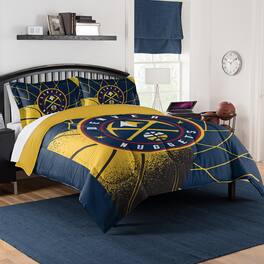 Sweet Home Collection - NBA Denver Nuggets Comforter & Pillow Sham Set- Full/Queen - Multicolored