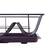 Alt View 1. Sweet Home Collection - Steel 3-Piece Large Countertop Dish Drainer with Drain Board & Utensil Holder - Eggplant.