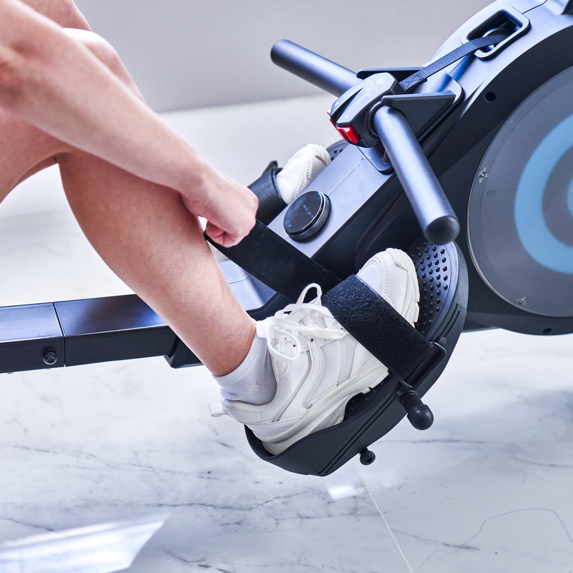 Alt View 6. Echelon - Row Sport 2 Foldable Rowing Machine with Magnetic Resistance & Bluetooth - Black.