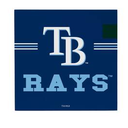 Evergreen Enterprises - Tampa Bay Rays 12" x 12" Wood Wall Sign - Multicolor