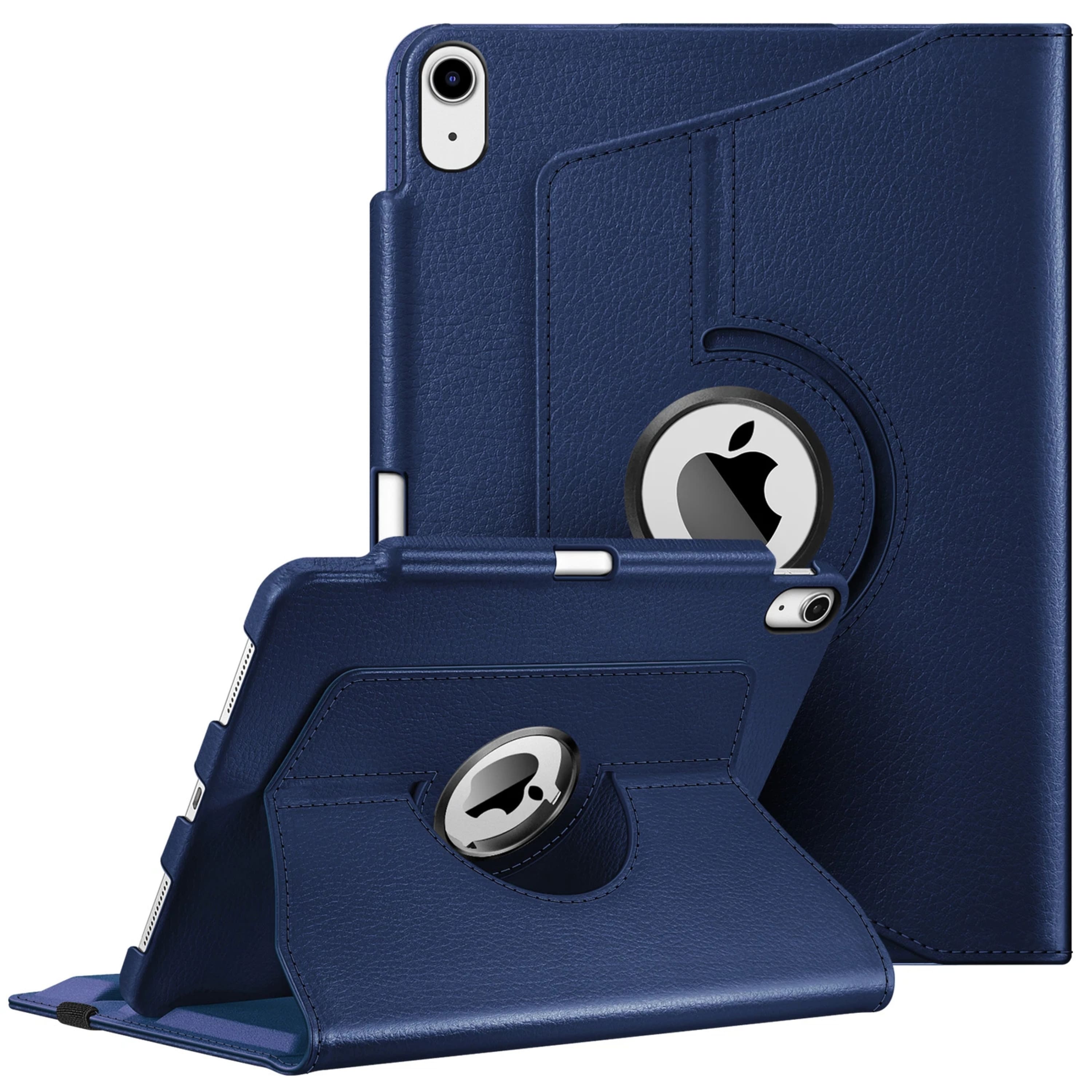 Kitcheniva - Rotating Protective Case For iPad Air 11 Inch M3 2025 2024 And iPad Air 5th 4th - Navy