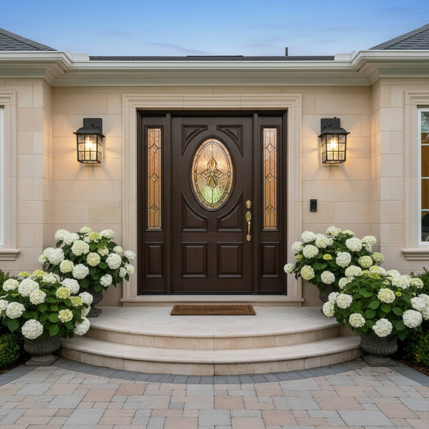 Angle. Umeiluce - 2 pack Outdoor Wall Lights Lantern Sconces with Dusk to Dawn Sensor, Weather Resistant - Matte Black.