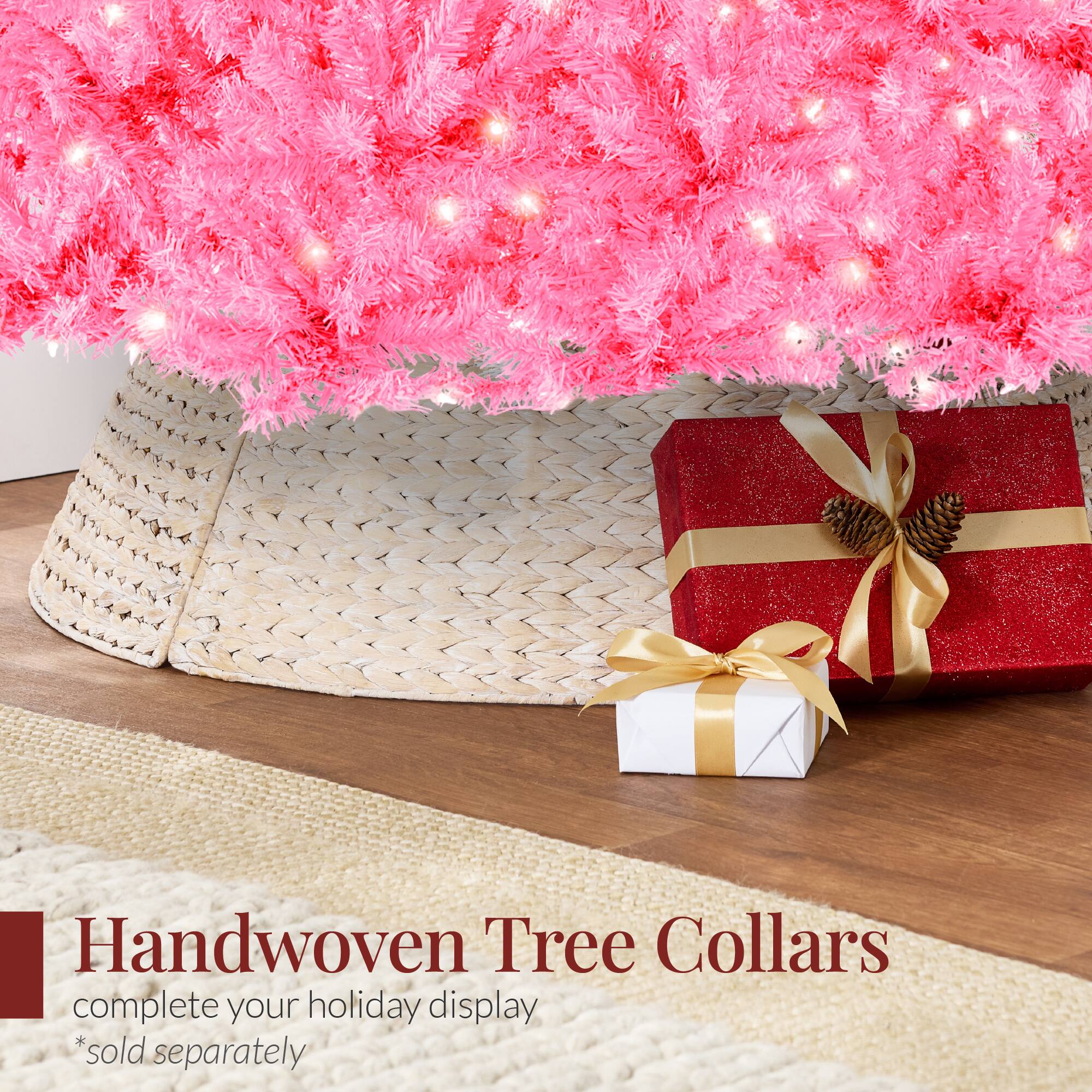 Handwoven Tree Collars  
complete your holiday display  
*sold separately