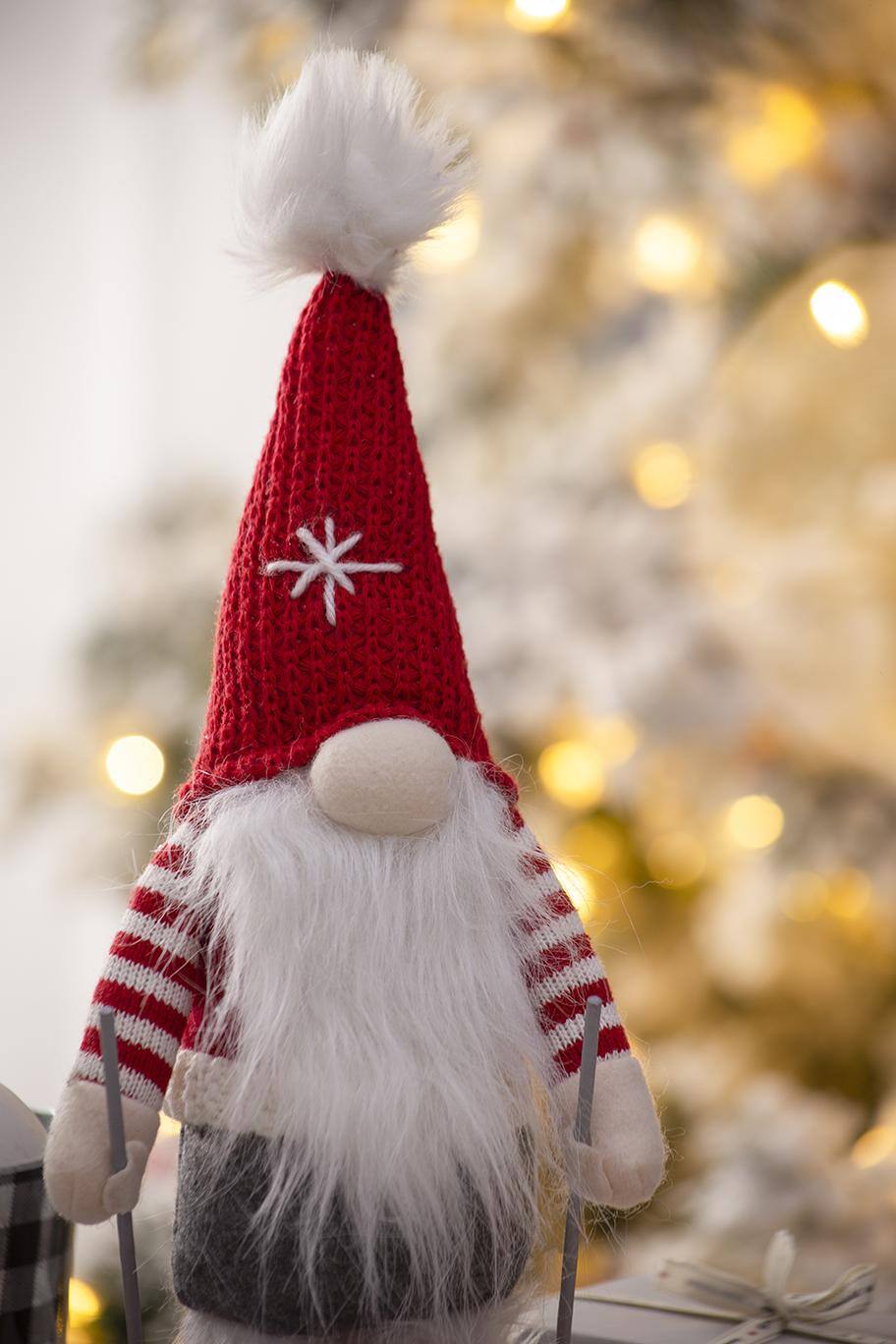 Alt View 4. Dexmalle - Dexmalle-Set of 2 Christmas Gnomes Decorations-Multicolor - Multicolor.