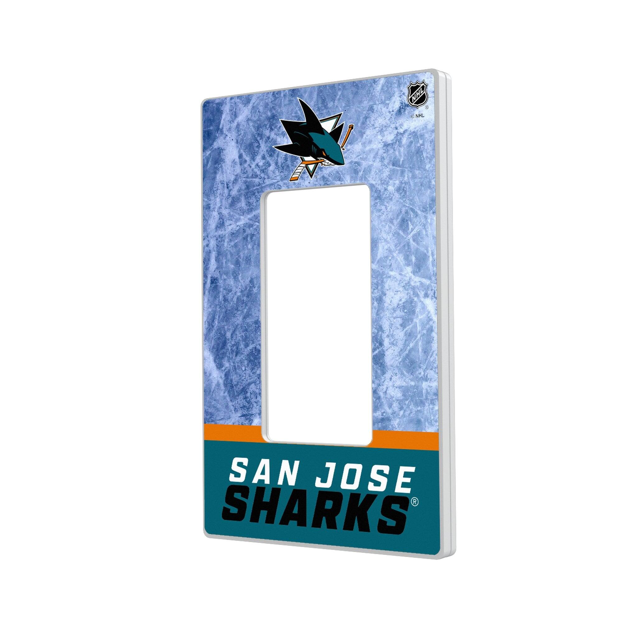 Keyscaper - San Jose Sharks Wordmark Single Rocker Lightswitch Plate - Multicolor price history on PriceWatchPro