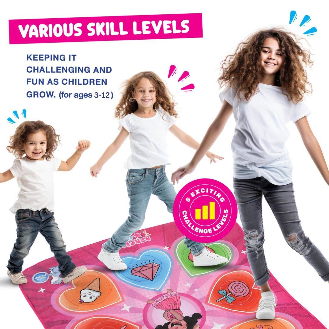 VARIOUS SKILL LEVELS

KEEPING IT CHALLENGING AND FUN AS CHILDREN GROW. (for ages 3-12)

5 EXCITING CHALLENGE LEVELS