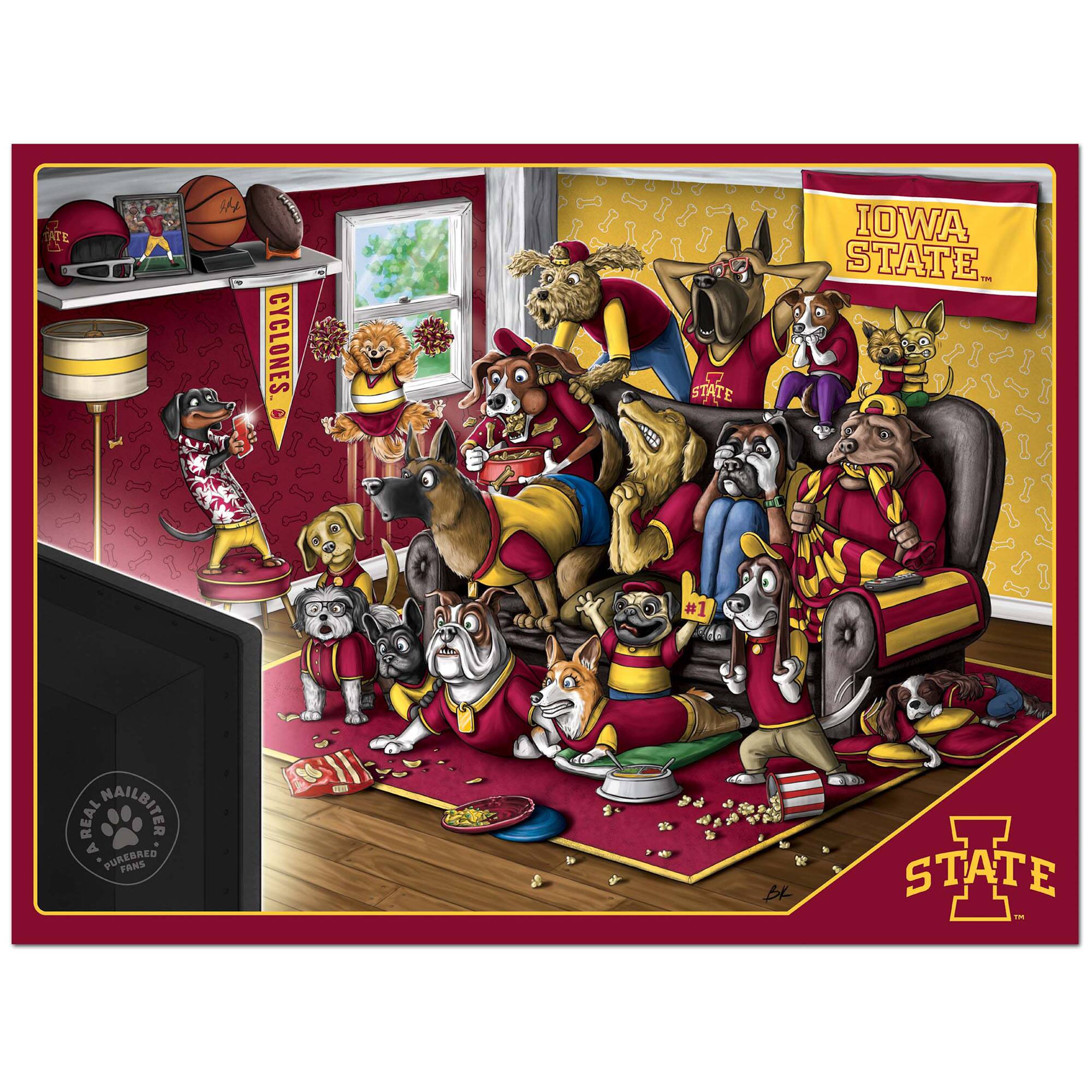 Iowa State Cyclones  
#1  
State Iowa State  
Purebred Fans  
A Real Nailbiter  
Purged by the Fans