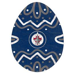 Fan Creations - Winnipeg Jets 12" Easter Egg Cutout Sign - Multicolor