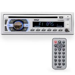 PylePro - Pyle PLCD43MRB Marine Single DIN Bluetooth In-Dash Detachable Face Stereo Receiver
