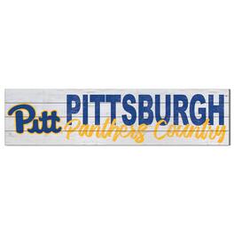 Jardine - Pitt Panthers 40'' x 10'' Logo Sign - White