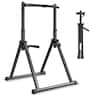 VEVOR - Pull Up Bar, 330LBS Capacity Portable Pullup Bar Station, Pullup Bars Free Standing with Triangular Structure - Black
