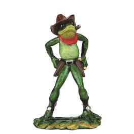 FC Design - 7.25"H Cowboy Frog Funny Animal Figurine Statue Desk Tabletop Home Decor Gift - Multi-Color
