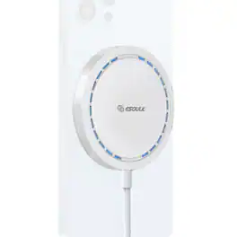 Esoulk - 15W Magsafe Compatible Fast Charging Magnetic Wireless iPhone Charger (1m) - White