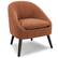 Front. Simpli Home - Redding Accent Chair - Rust.