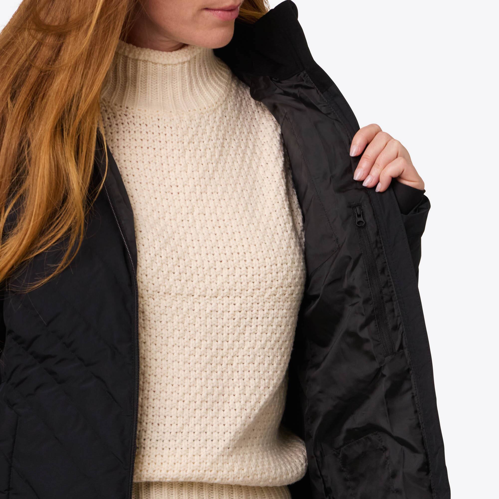 Alt View 4. Mobile Warming - Women's Meridian Heated Jacket - Black.