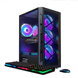 STGAubron - Gaming PC Computer Desktop, Intel Core i7 8th Gen up to 4.1Ghz, AMD Radeon RX5700 8G, 32G DDR4, 1T SSD, WIN11H - Black