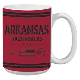 Indigo Falls - Arkansas Razorbacks 15oz. OHT Military Appreciation Mug - Multicolor