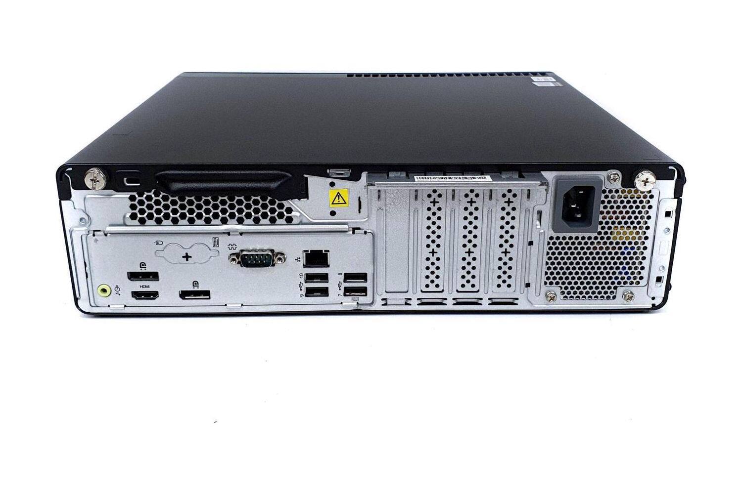 Angle. Lenovo - Lenovo M70S SFF Core i9-10900 2.8GHz, 32GB, 1TB SSD, Windows 11 Pro - Black.