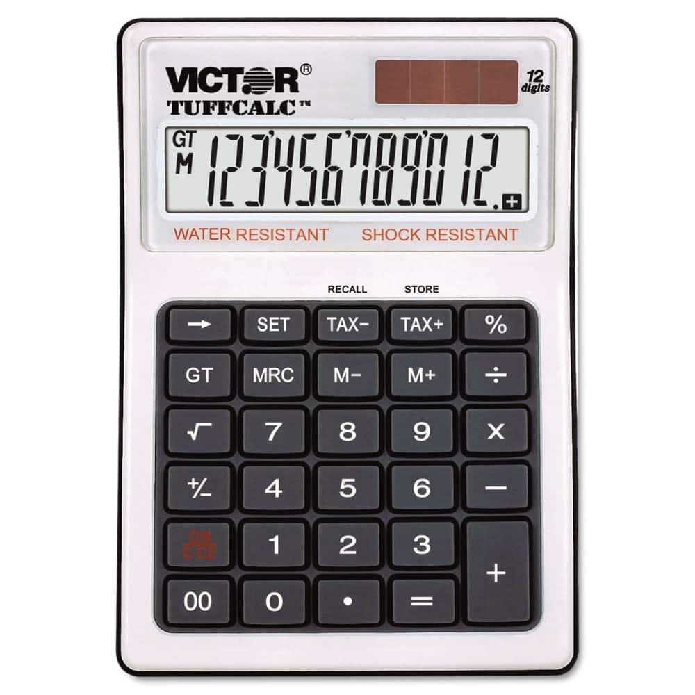 Victor - 99901 TUFFCALC 12-Digit LCD Desktop Calculator - false