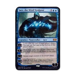Surreal Entertainment - Magic: The Gathering Jace, The Mind Sculptor Throw Blanket | 45 x 60 Inches - Black