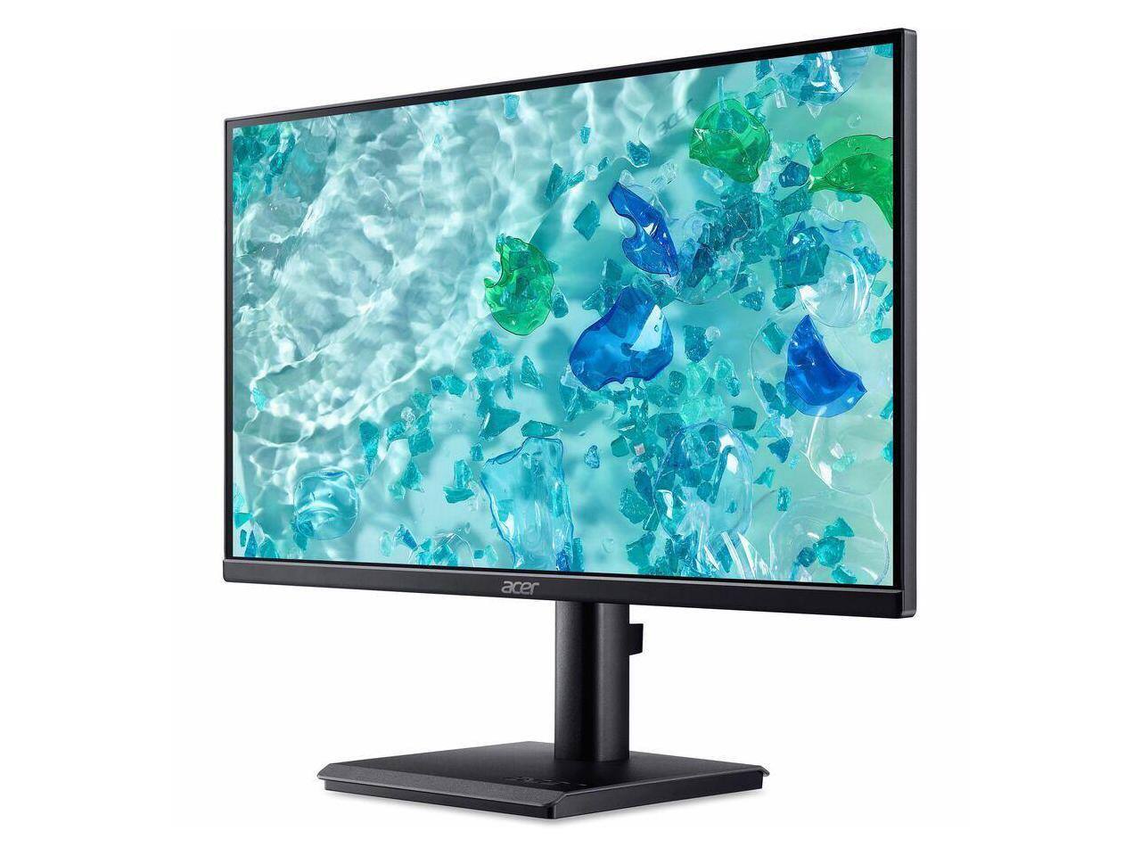 Alt View 5. Acer - Acer Vero V227Q E1 22" Class LCD Monitor 16:9 Black 21.5" Viewable 300 Nit 4 ms Speakers HDMI DisplayPort UMWV7AA101 - Black.