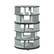 Angle. Kings Brand Furniture - Kings Brand Furniture 5-Tier Rotating Shoe Rack, 360° Revolving Lazy Susan Spinning Shoe Rack Tower Storage Organizer - Green.