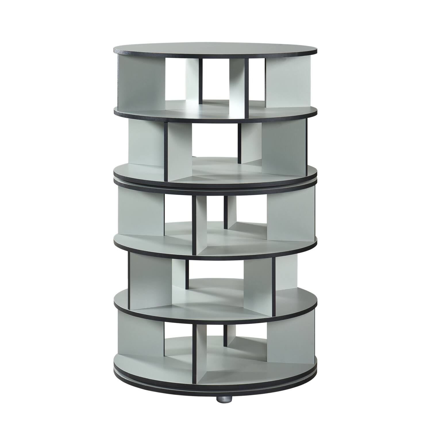 Angle. Kings Brand Furniture - Kings Brand Furniture 5-Tier Rotating Shoe Rack, 360° Revolving Lazy Susan Spinning Shoe Rack Tower Storage Organizer - Green.