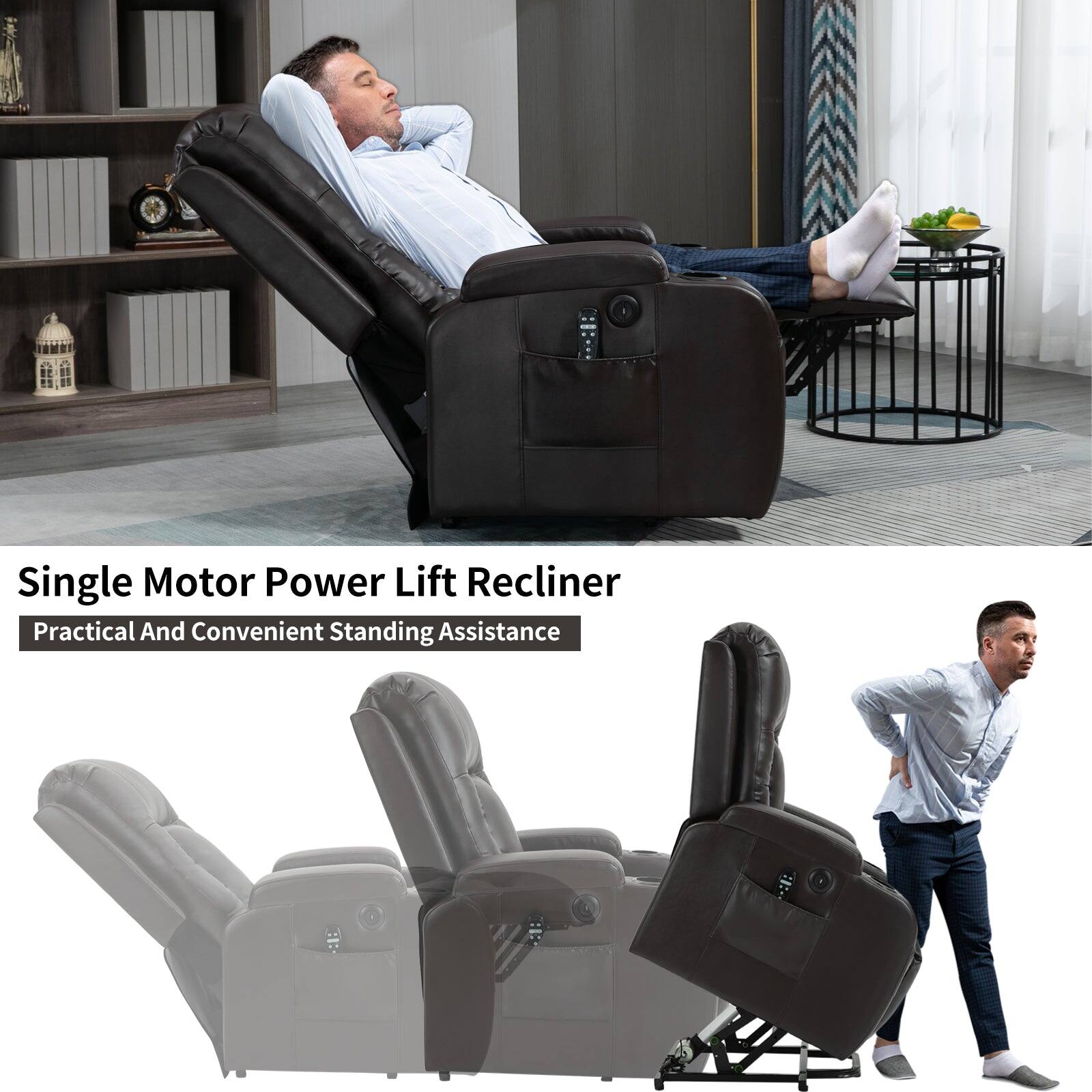 Single Motor Power Lift Recliner

Practical And Convenient Standing Assistance