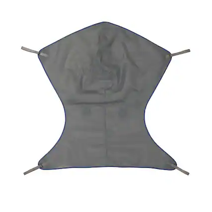 Front. Invacare - Premier Comfort Full Body Lift Sling XL 550 lb Capacity Spacer Fabric - Gray.