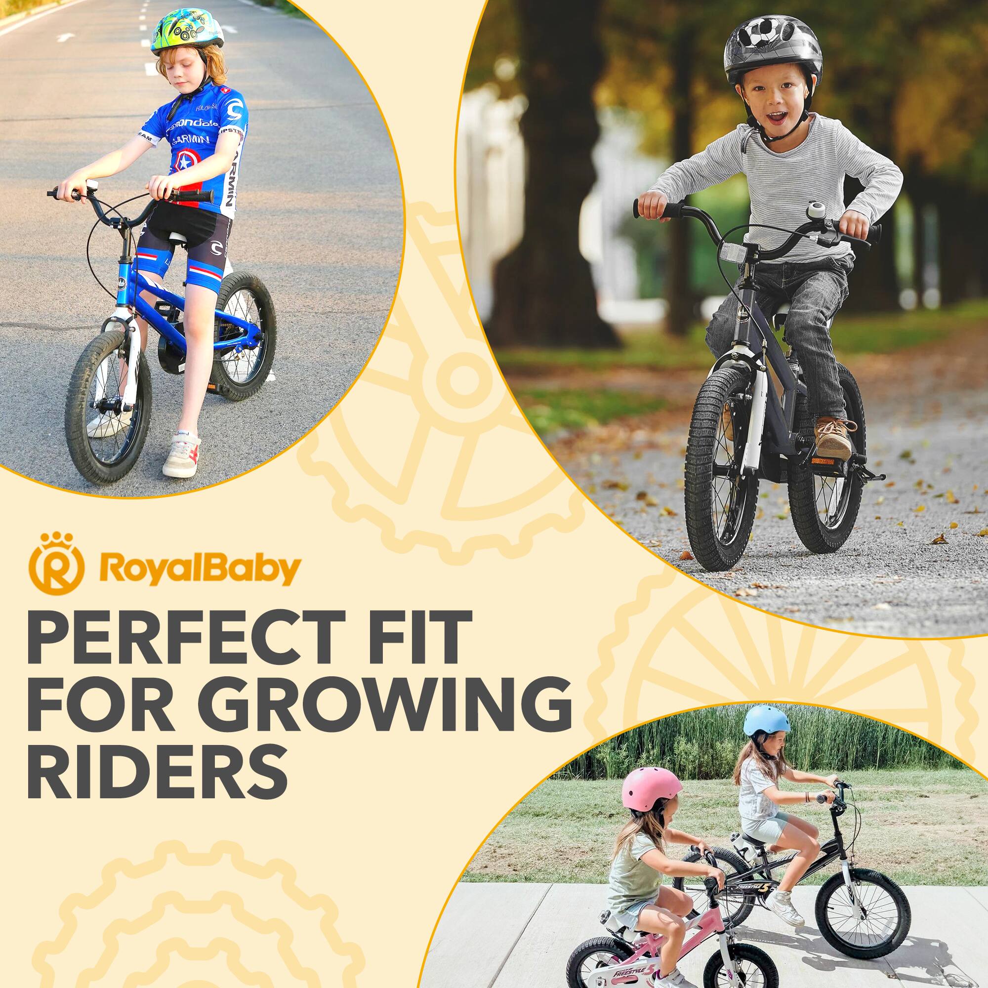 RoyalBaby PERFECT FIT FOR GROWING RIDERS