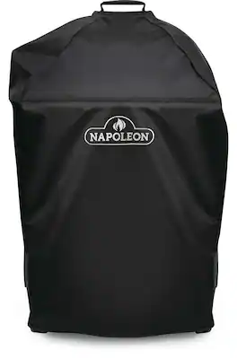 Napoleon - 22" Charcoal Kettle Grill with Cart Premium Cover - Black