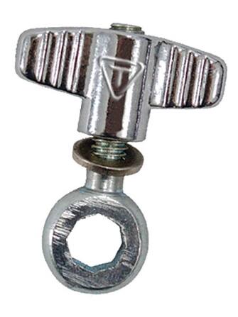 Front. Tycoon Percussion - Chrome Eye Bolt, Durable Alloy Steel, Secure Mounting for Cowbells & Other Instruments, Includes Bolt, Nut, & Washer.